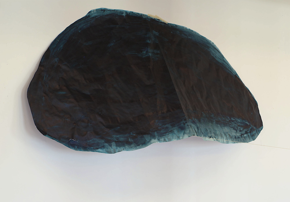 Stéphanie Auger: Sans titre (turquoise et cobalt 1)